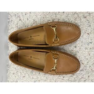 Mercanti Fiorentini Tan Leather Driving Loafers
